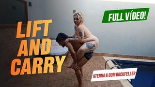 BBW BEING CARRIED BY SKINNY MAN - SHOP MR FETISH -