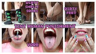 GIANTESS PUNISHMENT -DIRTY SOCKS AND FEET - VORE - C4SFeet26