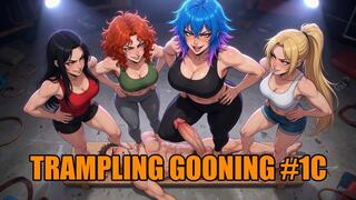 Trampling Gooning #1C: Boot-Heeled Trance Crush (Animated, Music)