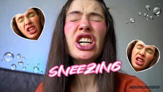 She Loses Control Wet Sneeze Right in My Face