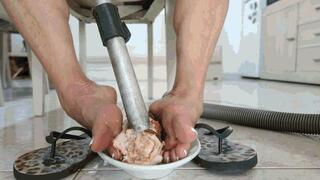 Regular cleaning in flip-flops, part 2, food WMV