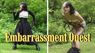 Embarrassment Quest 4k version - Warrior Skunk gets stripped and wedgied with magic!