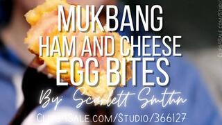 Mukbang Ham and Cheese Egg Bites