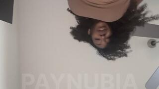 Ebony Goddess Smotherbox Ass Domination - POV Butt Drop Humiliation foot crush upclose pussy and ass