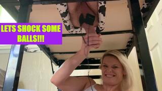 SHOCKING ballbusting Handjob!