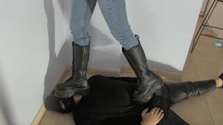 DR. MARTENS DOMINATION! Brutal Trample: Penis Crushing, Face Blows & Body Destruction