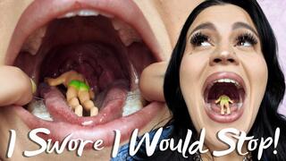 I Swore I Would Stop: POV & 3rd Person Giantess Vore, Burping, Mouth Play, Belly Play, Digestion Noises - Ft Raquel Roper - 4K