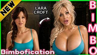 Forbidden Bimbofication: From Lara Croft to a Nympho Bimbo Fuckdoll