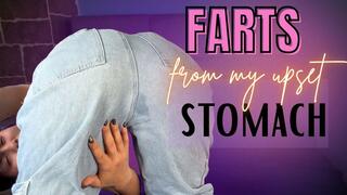 farts from my upset stomach