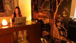 Waiting For The Shoe To Drop: (4k) 10 Minutes of Tantalizing Toes and the Ultimate Heel Tease—Watch the Clock as My Tan Office Pumps Hover on the Edge of a Drop