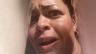 Door-to-Door Gardener Consumes Shrinking Drink and She Pounches