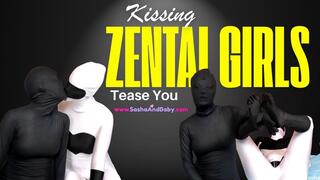 Kissing Zentai Girls Tease You with Dirty Talk and Foot Fetish Toe Spreading
