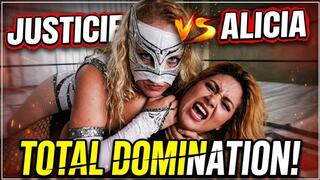 Justiciera vs Alicia ? INTENSE PRO STYLE | Low Blows, Kicks and Total Domination