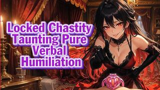 Locked Chastity Taunting – Pure Verbal Humiliation | Goddess Hiyori