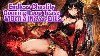 Endless Chastity Gooning Loop – Tease & Denial Never Ends | Goddess Hiyori