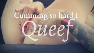 Cumming so hard I QUEEF - Petite Redhead Masturbates till they Queef