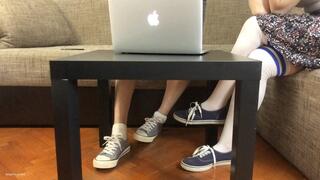 HER SHOE GOT STOLEN IN A LIBRARY - MP4 Mobile Version