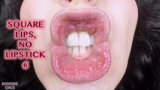 SQUARE LIPS, NO LIPSTICK 6 (Video request)