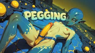 ALIEN PEGGING - Silver Alien Commander Pins You To The Wall & Pounds Your Ass Raw With Her Thick Glowing Strap-On Until You Cum Hands-Free (Erotic Audio)
