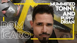 Dom Ícaro Mummifying Tonny & Puppy Drian - Gay Bondage - Gay Domination - Mummification - Pet Play - Foot Fetish - Twink - BDSM