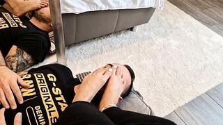 Sweaty Amateur Foot Domination - 3 Videos in 1