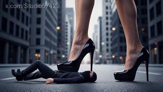 Giantess Goddess Miranda Makes Tiny Men Cum, And Crushes