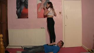Sophie's Trampling & Stomping In Ballet Flats