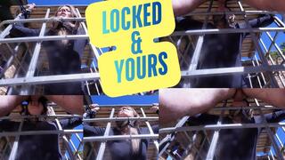Caged Tied Blowjob Face Fuck Cum In Mouth_4K