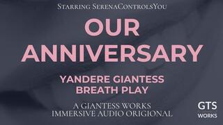 I've Been Keeping Count - Yandere Giantess ASMR Audio - One Year Anniversary Dirty Memories - Tiny Man POV by GTS Works