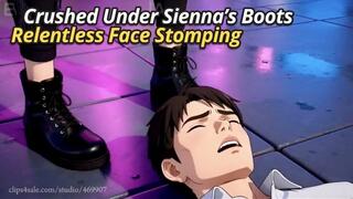 Neon Street Domination - Sienna’s Ruthless Boot Stomps