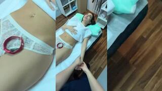 Black transparent panties Relaxing massage full video 41