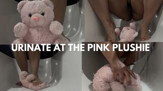 URINATE AT THE PINK PLUSHIE