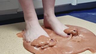 New Model: Stella Stuck Barefoot in Gummy Glue