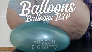 Huge ass bouncing on balloons until they pop (1)