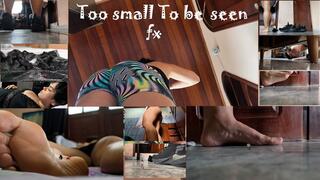 Giantess : Too Small to Be Seen Fx ( Unaware Vore ND POV Ass POV Crush)