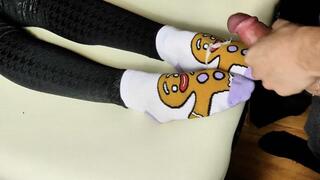 Stepsisters Sockjobs After Gym