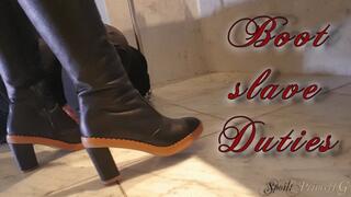 Bathroom Boot slave Duties