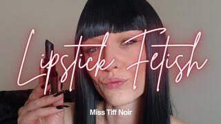 break in my new black lipstick with me