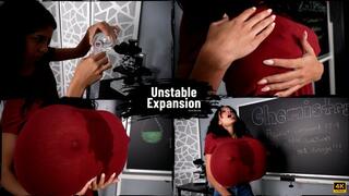 Aria Nicole - "Unstable Chemical Expansion" Chemistry Student's Accidental Breast Expansion - UHD 4K