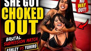 ASHLEY vs YUHIRO – Submissions, Domination & Barefoot Fight