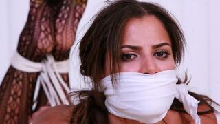 Chi Chi gets Double Crossed & Tightly Bound and PANTY Gagged While Buying Protective Insurance! RE EDIT 2025