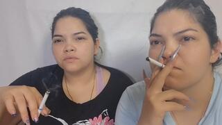 The Goddesses of Smoke Light Their Cigarettes