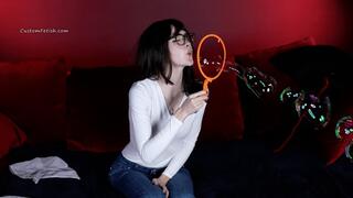 Stella Blows Bubbles on the Couch HD (1920x1080)