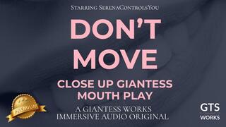 Giantess Mouth Worship JOI – Immersive Breath & Size Difference Control