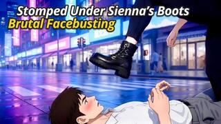 Neon Street Domination – Sienna’s Ruthless Facebusting