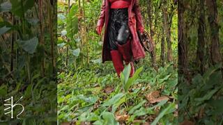 Captured and broken under the whips of Ama K and Karina Blody
