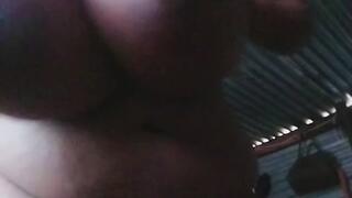Massive double PP cup Tracey amateur african boob play pov