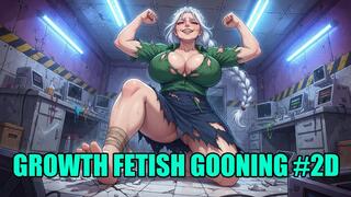 Growth Fetish Gooning #2D: Unstoppable Goddess Surge (Animated, Music, Text)