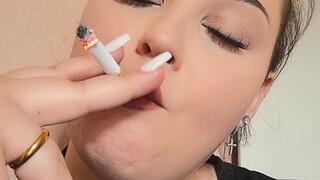 2 cigarettes and coffe as breakfast