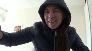 Playing with zippers on my coats 2